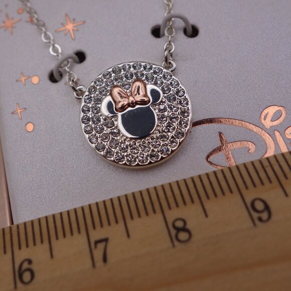 Disney Mommy & Me Fined Plated Silver 14" + 2" & 16" + 2" Necklaces - Picture 9 of 15